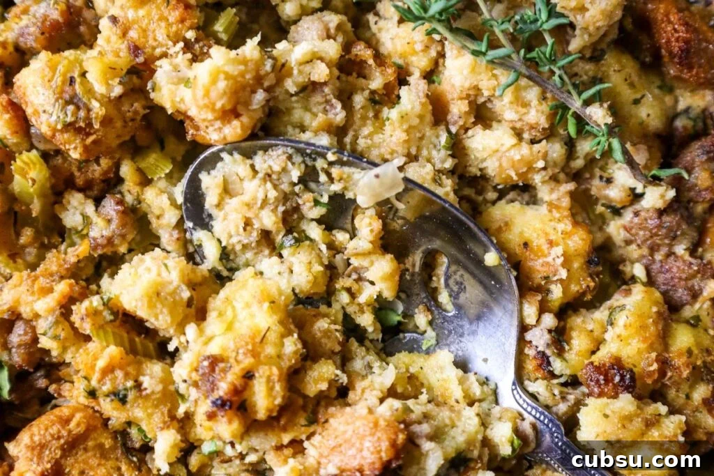 Sausage Stuffing- Must Love Garlic
