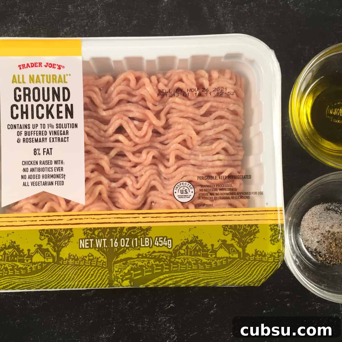 Air Fryer Ground Chicken: Perfect Cook Time & Temperature 3 raw ground chicken