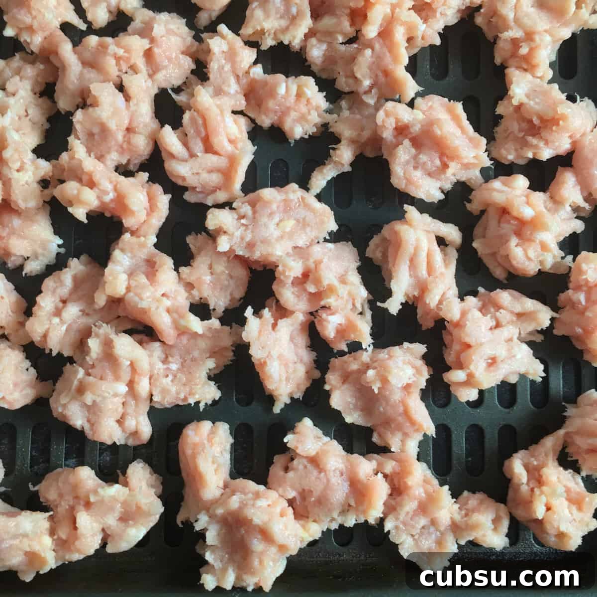 Air Fryer Ground Chicken: Perfect Cook Time & Temperature 4 ground chicken crumbles air fryer