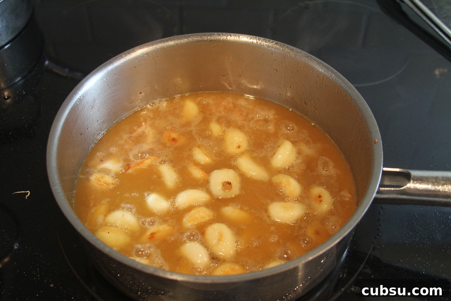 garlic with cognac and white wine garlic with cognac and white wine