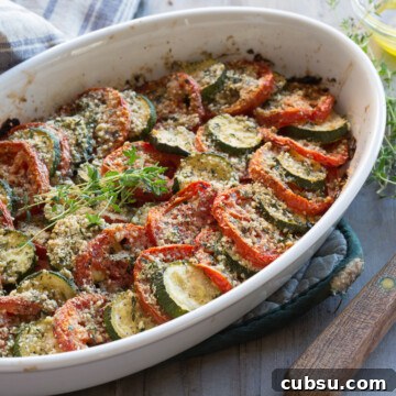 tomato and zucchini casserole