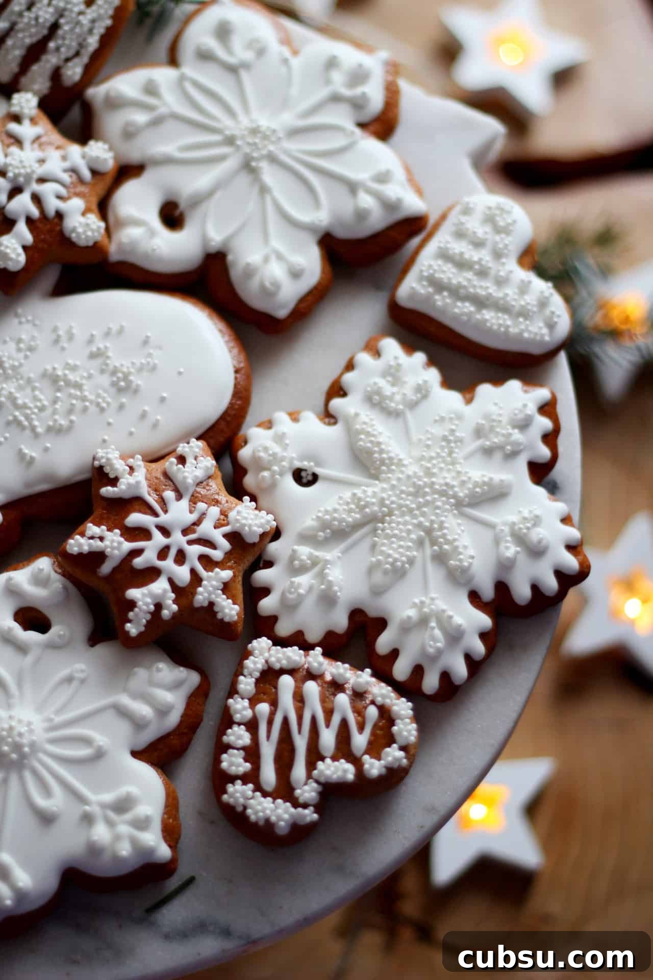 Gingerbread Soft Cookies (Perníčky) – Traditional Czech Recipe 8 Decorated soft ginger cookies with icing