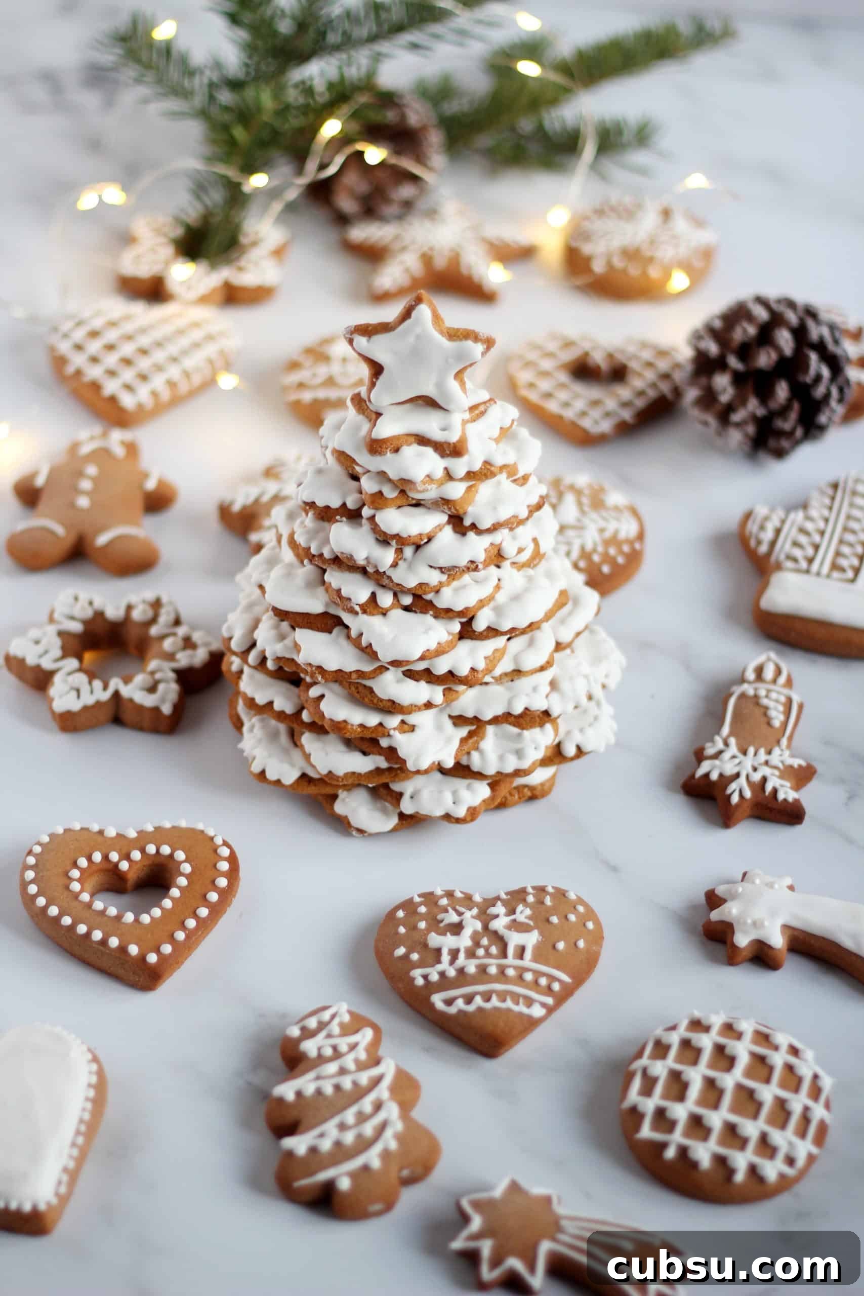 Gingerbread Soft Cookies (Perníčky) – Traditional Czech Recipe 9 gingerbread christmas tree