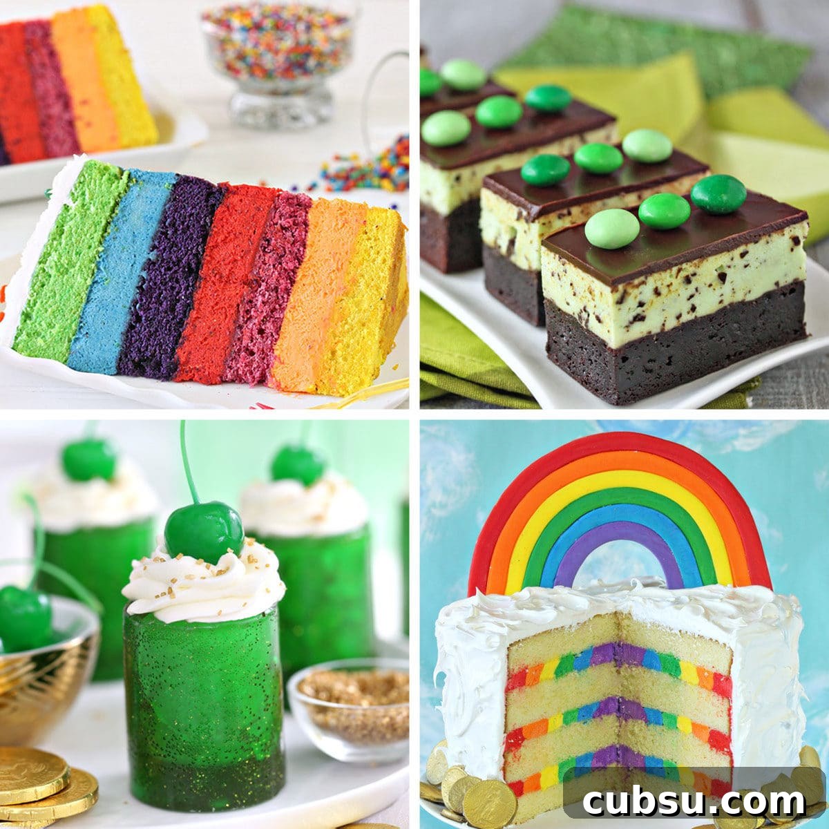 Coconut Lime Pie Recipe with Zesty Citrus Filling 6 St. Patrick's Day desserts collage