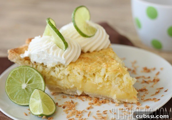 lime-coconut-pie-3 Closeup of pie garnish