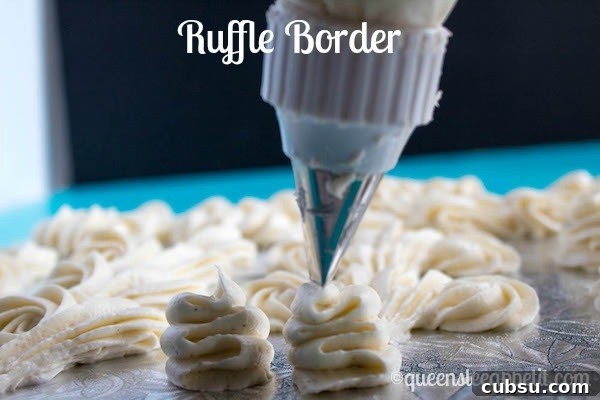 Ruffle border example