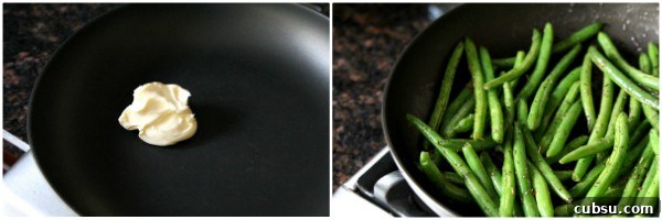 Simply Sautéed Italian Green Beans, easy side dish vegetable! SnappyGourmet.com