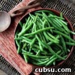Simply Sautéed Italian Green Beans, easy side dish vegetable! SnappyGourmet.com