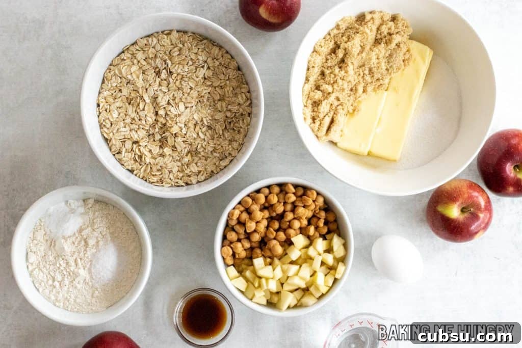 ingredients in small bowls