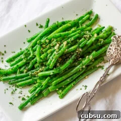 Crispy Pan-Fried Green Beans with Garlic and Lemon Zest 10 pan fried green beans