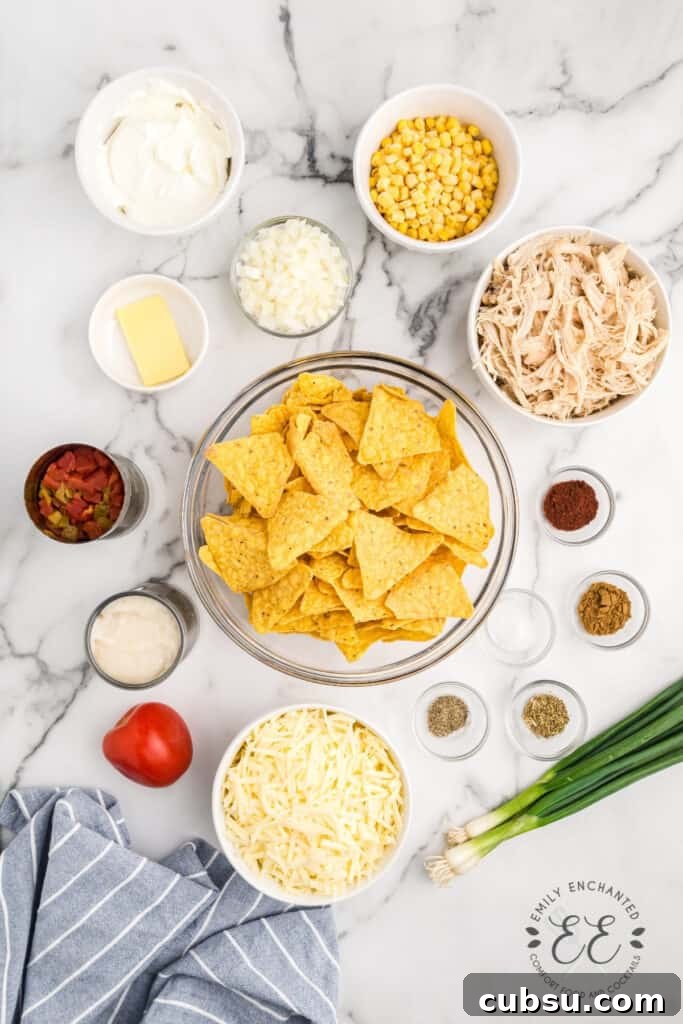 Mexican Chicken Casserole Ingredients