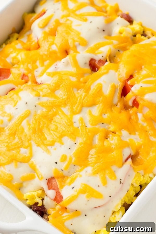 Simple Cheesy Breakfast Egg Bake Recipe 3 Easy Breakfast Casserole