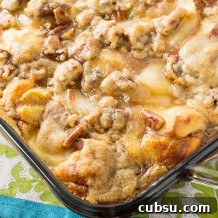 Simple Cheesy Breakfast Egg Bake Recipe 7 APPLE STREUSEL FRENCH TOAST BAKE