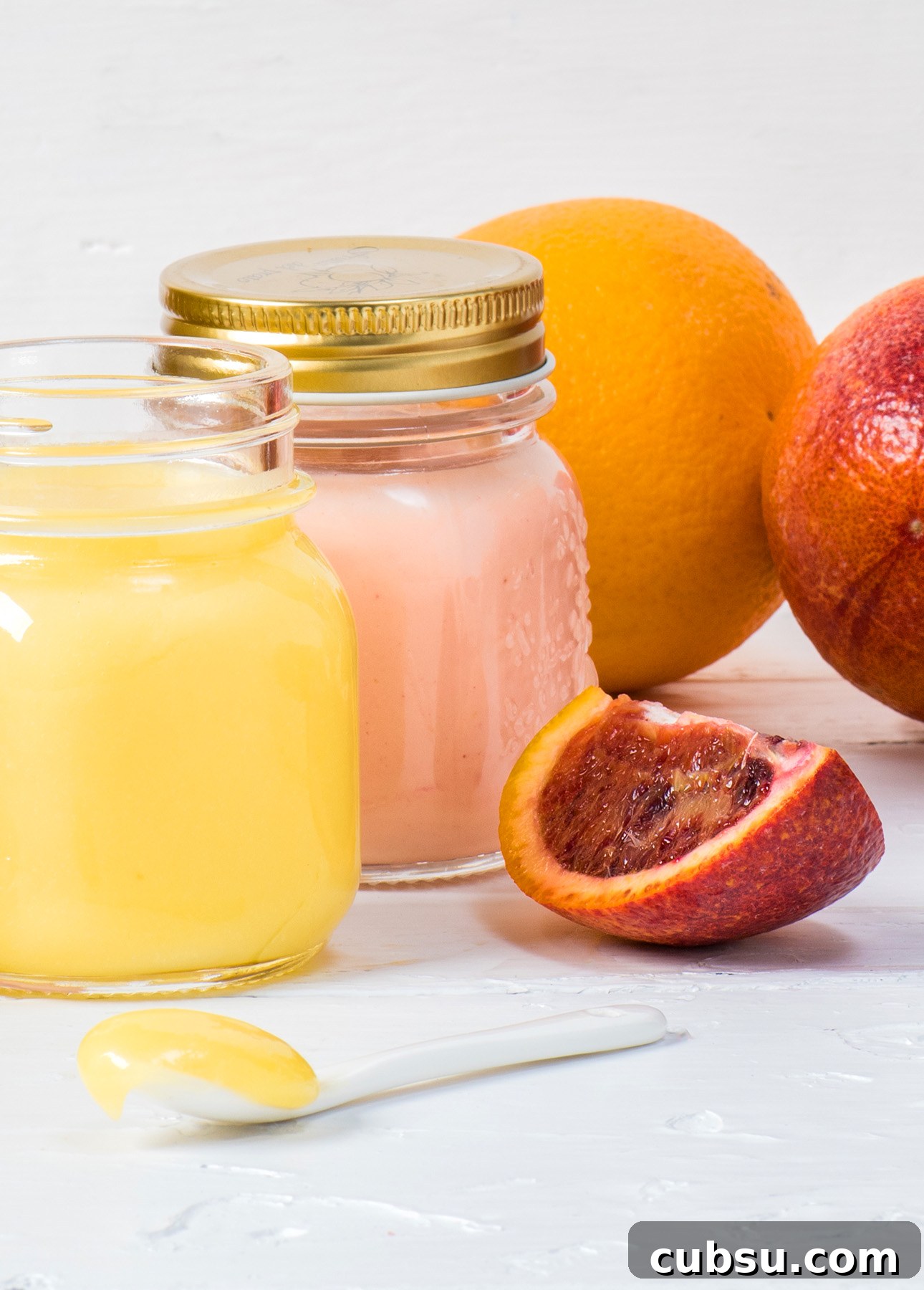 Citrus curds made with different citrus varieties