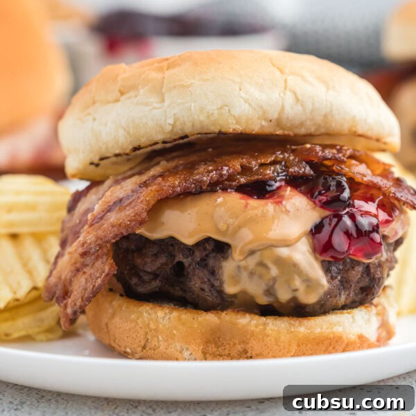 Peanut Butter and Jelly Burger
