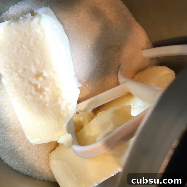 Pumpkin Pound Cake before mixing