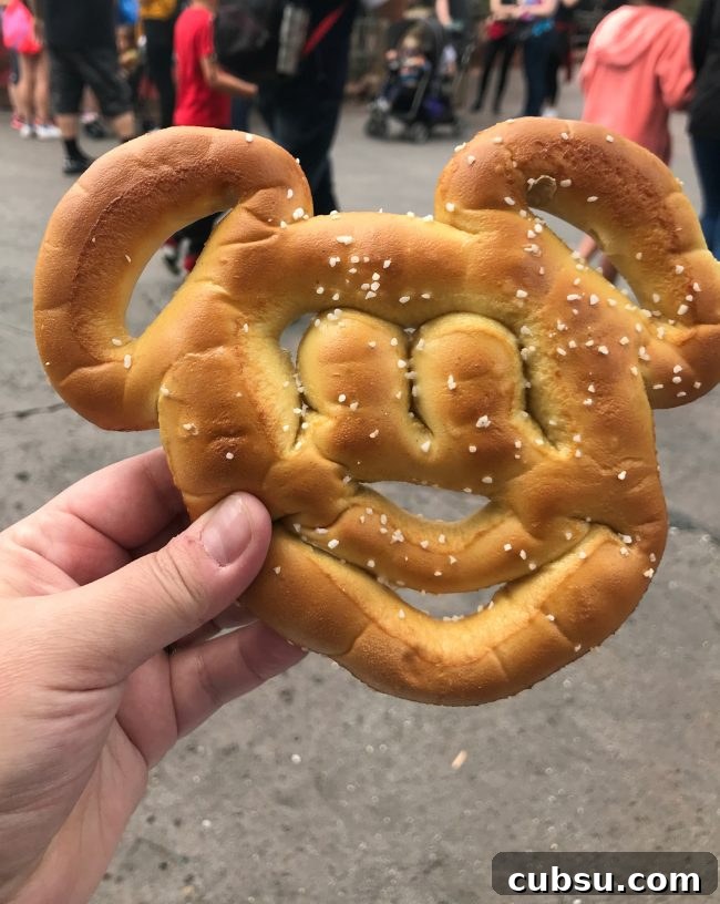 Mickey pretzel
