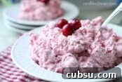 Cranberry Apple and Walnut Fluff Salad