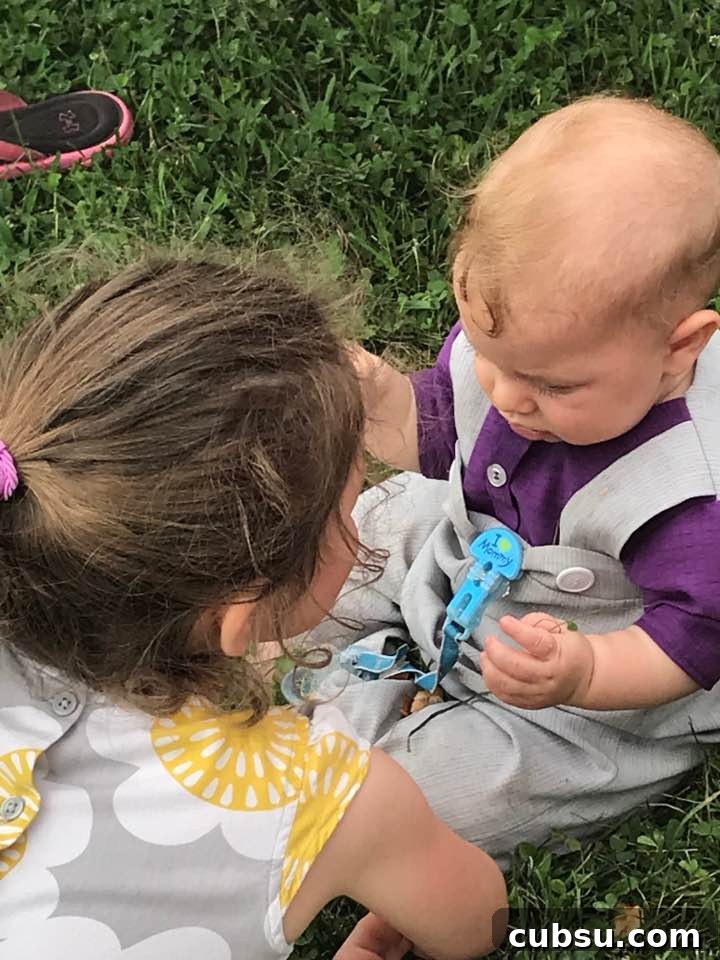 Aster with baby Elijah