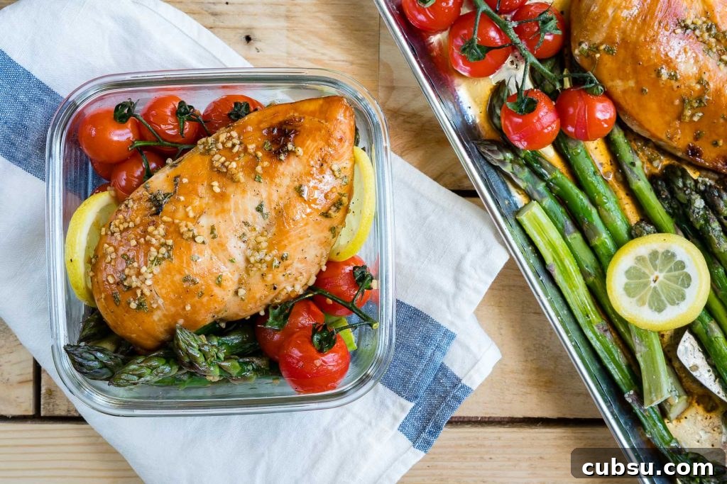 Sheet Pan Honey Garlic Chicken Asparagus Instruction