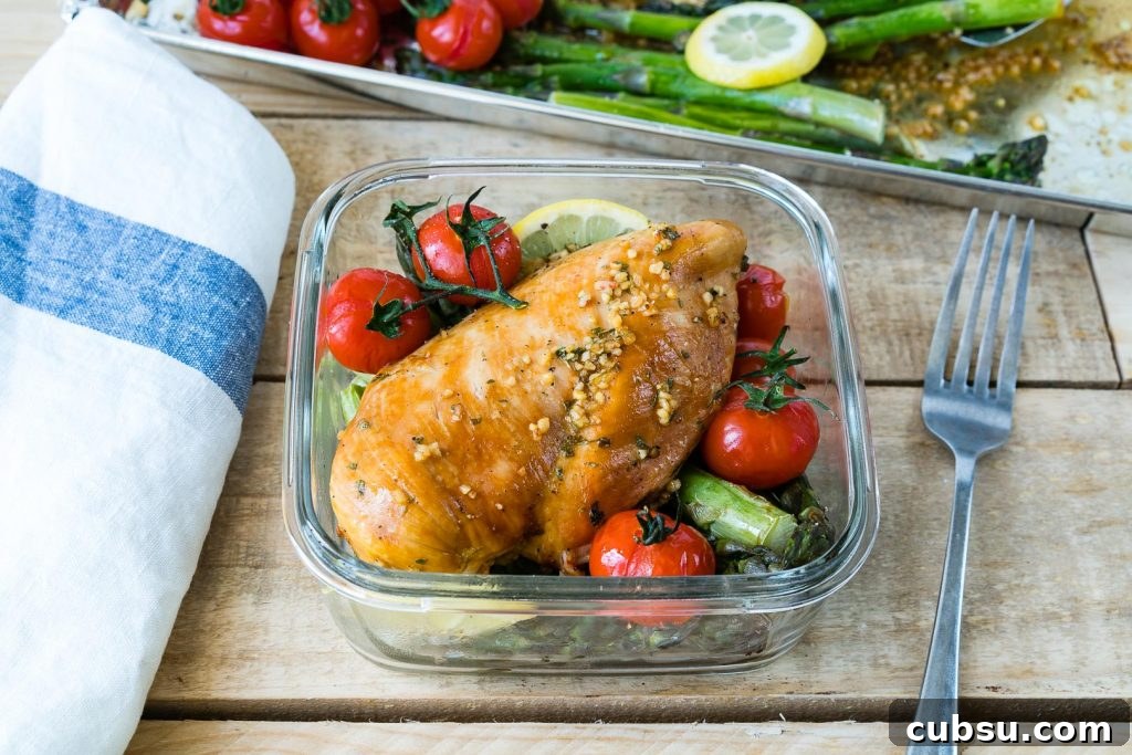 Eat Clean Sheet Pan Honey Garlic Chicken Asparagus